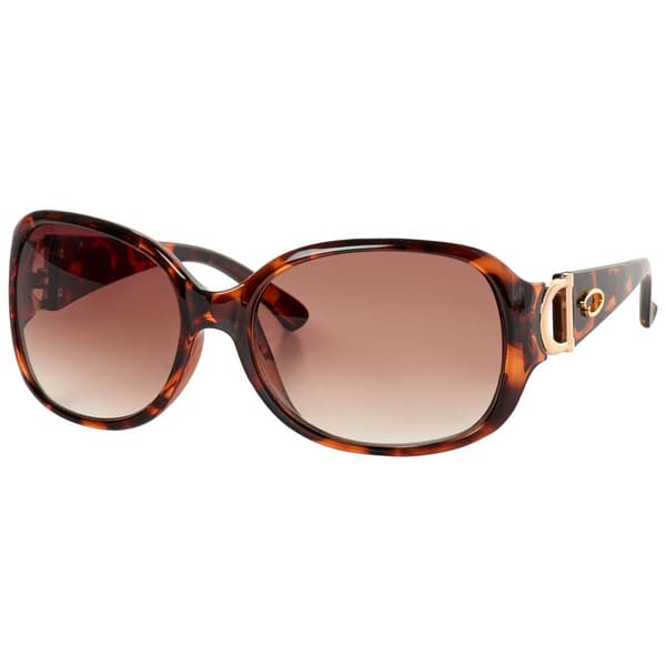 Womens O by Oscar Rectangle with Buckle Hinge Sunglasses