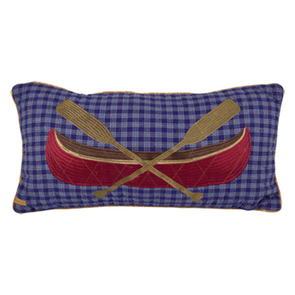 Donna Sharp Lake House Canoe Decorative Pillow - 11x22 - image 