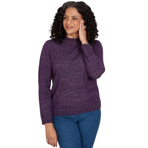 Womens Alfred Dunner Soft Touch Mockneck Sweater - image 