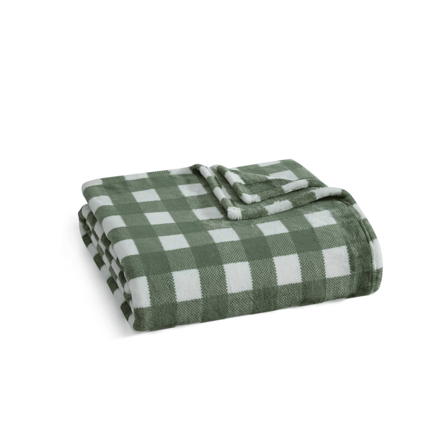 Martha Stewart Madison Gingham Throw Blanket