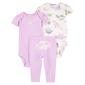Baby Girl &#40;NB-24M&#41; Carter''s&#40;R&#41; 3pc. Dino Little Character Set - image 1