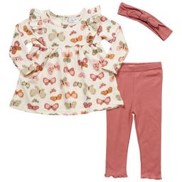 Baby Girl (12-24M) Rene Rofe(R) Butterfly Tunic & Leggings Set