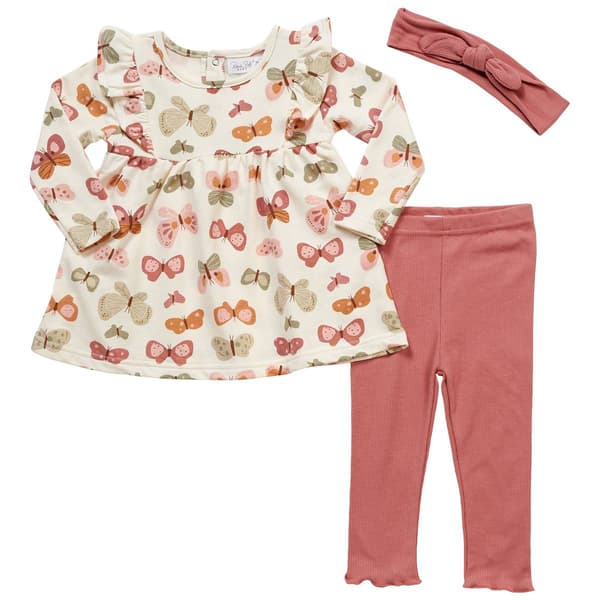Baby Girl (12-24M) Rene Rofe(R) Butterfly Tunic & Leggings Set - image 