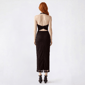 Juniors Madden Girl Mesh Rhinestone High Neck Twist Back Dress - image 3