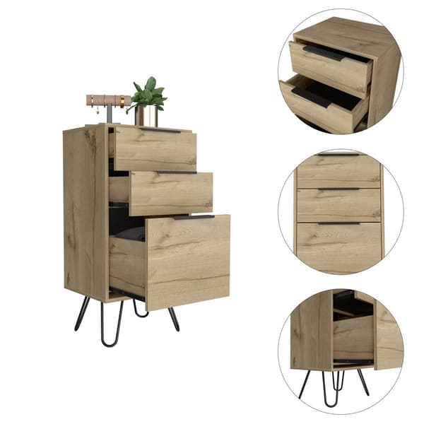 FM FURNITURE London Light Oak Dresser