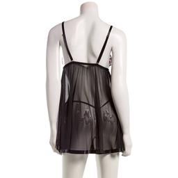 Womens Spree Intimates Floral Lace & Mesh Babydoll 22281A