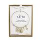 Shine Fine Silver Plated CZ Faith Cross Crystal Wing Bangle - image 3