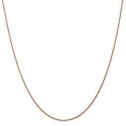 Gold Classics(tm) 1.00mm. 14k Rose Diamond Cut Spiga Necklace