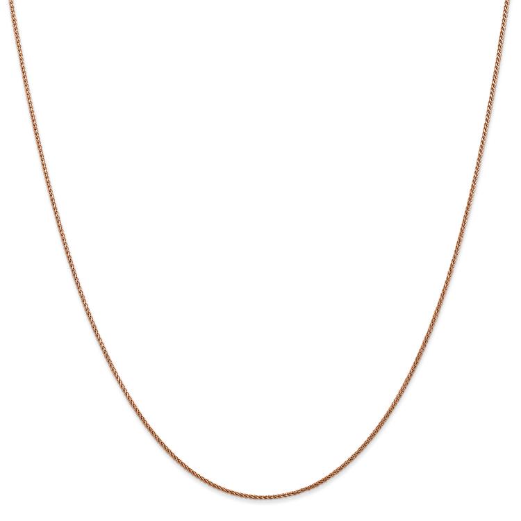 Gold Classics(tm) 1.00mm. 14k Rose Diamond Cut Spiga Necklace