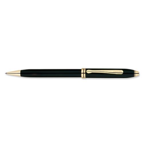 Townsend Black Lacquer with Gold Ballpoint Pen - image 
