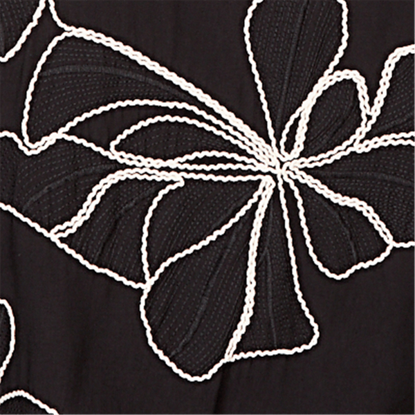 Womens Alfred Dunner Detail Driven Floral Embroidery Blouse