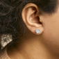 Haus of Brilliance 2ctw. Princess Lab Grown Diamond Stud Earrings - image 4