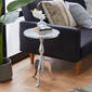 9th & Pike&#174; Aluminum Antique Inspired Accent Table - image 3