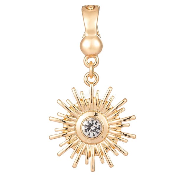 Wearable Art Gold-Tone Petite Sun Enhancer Pendant - image 
