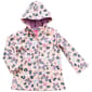 Toddler Girl Pink Platinum® Butterfly Leopard Raincoat - image 1