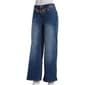 Juniors No Comment Wide Leg Jeans with Removable Charm Belt - image 1