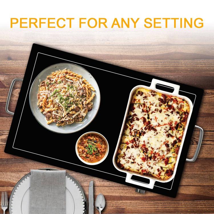 MegaChef Electric Adjustable Temperature Control Hot Plate