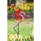Evergreen Cheerful Summer Days Flamingo Windspinner Garden Stake - image 1