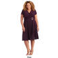 Plus Size R&M Richards Side Drape A-Line Dress - image 6