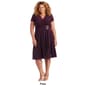 Plus Size R&M Richards Side Drape A-Line Dress - image 6