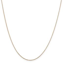 Unisex Gold Classics™ .6mm. Solid Diamond Cut 14in. Necklace