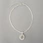 Napier Silver-Tone Snake Pendant Necklace - image 1