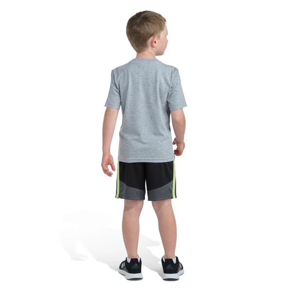 Boys (4-7) adidas® Heather Color Block Short Set