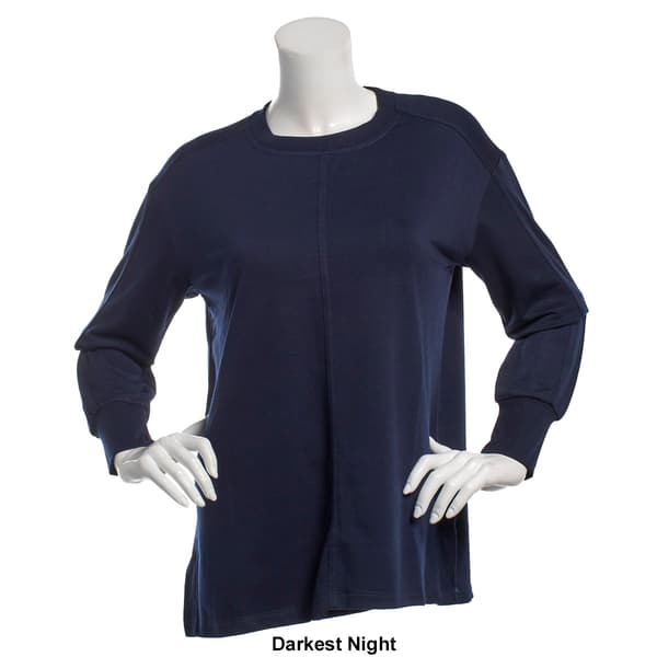 Womens RBX French Terry Crew Neck Middle Seam Tunic