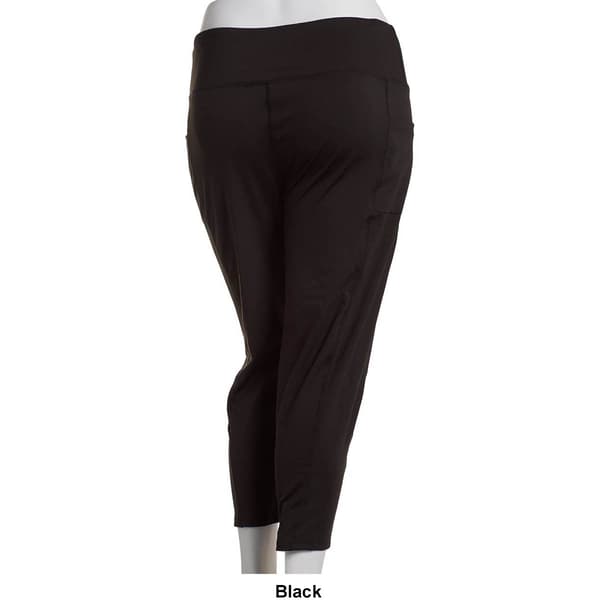 Plus Size Starting Point&#174; Soft Touch Solid Performance Capris