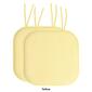 Sweet Home Collection Honeycomb Memory Foam Chair Pads w/ Ties - image 13