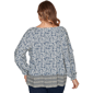 Plus Size Skye’s the Limit Fresh Start Ruffle Ditsy Floral Blouse - image 2