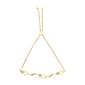 Haus of Brilliance Gold over Silver Diamond Accent Bolo Bracelet - image 3
