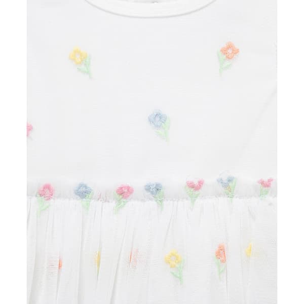 Baby Girl (3-12M) Little Me Floral Popover W/ Headband