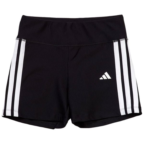Girls (7-16) adidas(R) Rib Bike Shorts - image 