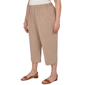 Plus Size Alfred Dunner Grand Bazaar Textured Pull On Capris - image 3