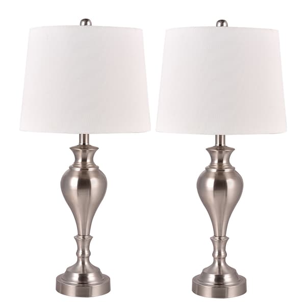 Fangio Lighting 27in. Pair Metal Lamps