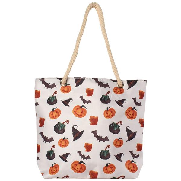 Renshun Jack O Lantern Witch Bat Tote