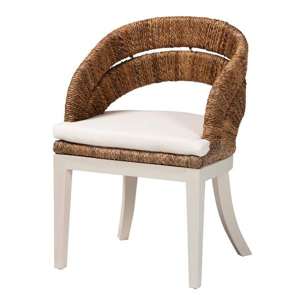 bali & pari Ubud Bohemian Natural Seagrass Dining Chair - image 
