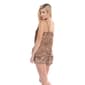 Womens White Mark Satin Cami And Shorts Cheetah Pajama Set - image 4