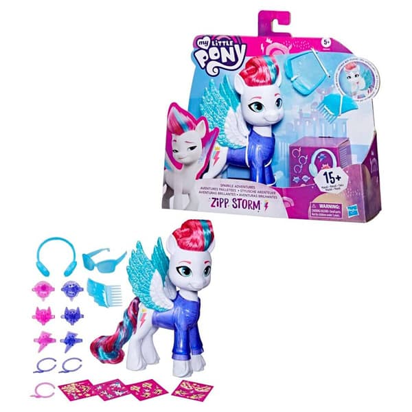My Little Pony Sparkle Adventure Zipp Figure - image 