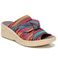 Womens BZees Smile Striped Slide Sandals - image 1