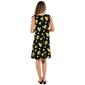 Plus Size Harlow & Rose Sleeveless Lemon Shift Dress - image 2