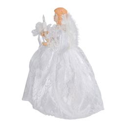 Kurt Adler 10-Light 9in. White Angel Treetop