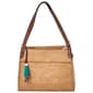 DS Fashion Double Handle Satchel with Charm - image 1
