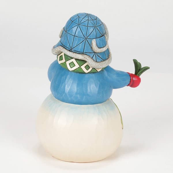 Jim Shore Snowman Evergreen Sprig Christmas Figurine