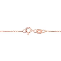 Gemstone Classics™ 10kt. Rose Gold Interlaced Necklace