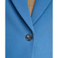 Womens DKNY 3/4 Ruched Sleeve One Button Solid Blazer - image 4