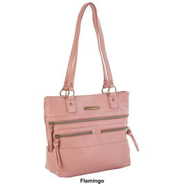 Stone Mountain Handbags Company Store  Nappa Leather Hobo Bag w/Phone  Charger by Stone Mountain USA