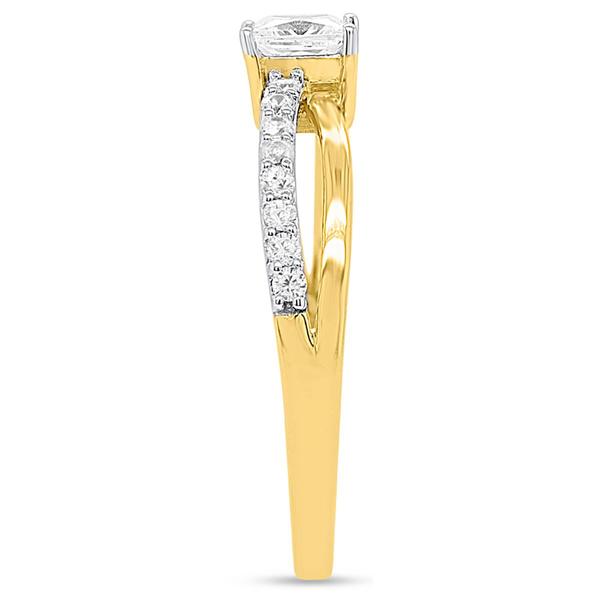 Nova Star® 1/2ctw. Princess & Round Lab-Grown Diamond Ring