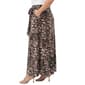 Plus Size NY Collection Tie Waist Brown Pelage Maxi Skirt - image 3